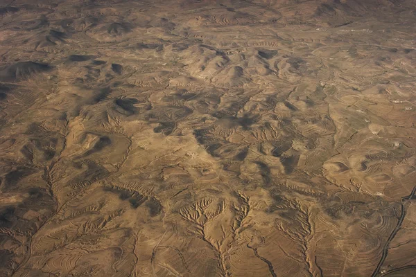 Сахара, вид с воздуха — стоковое фото