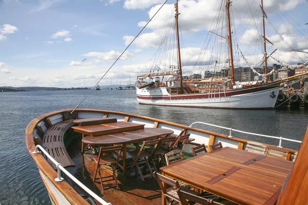 Oslo harbour — Stock Photo, Image