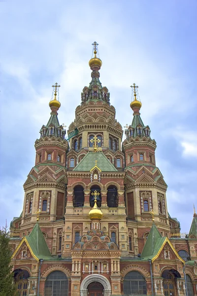 A Szent Péter-templom és a Paul templom, Szentpétervár — Stock Fotó
