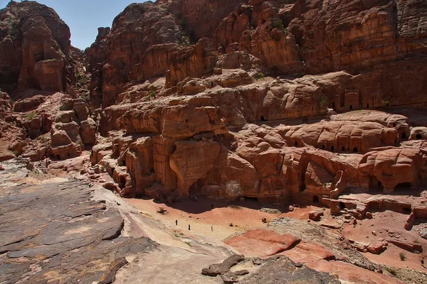 Weergave van Petra, Jordan — Stockfoto