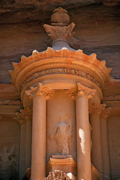 Petra Khazneh, Jordan — Zdjęcie stockowe