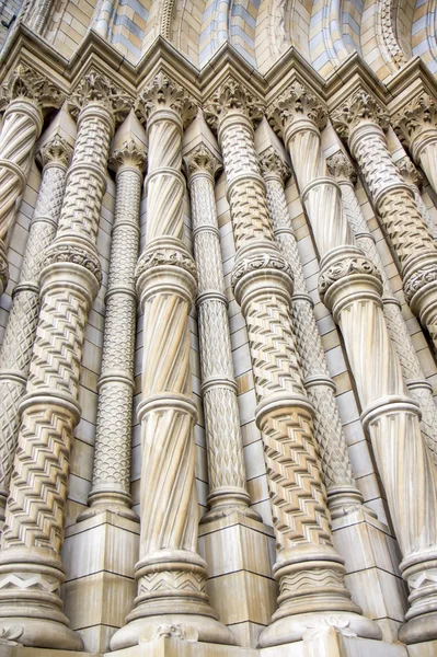 Colunas do Museu de História Natural em Londres . — Fotografia de Stock
