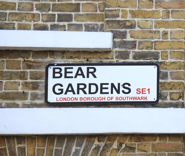 Pouliční značka v Londýně — Stock fotografie