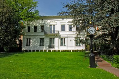 Zarif Baden Baden eski bina cephe manzarası