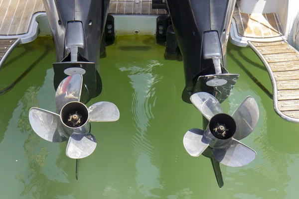 Detail of boat propeller — Stock Photo, Image