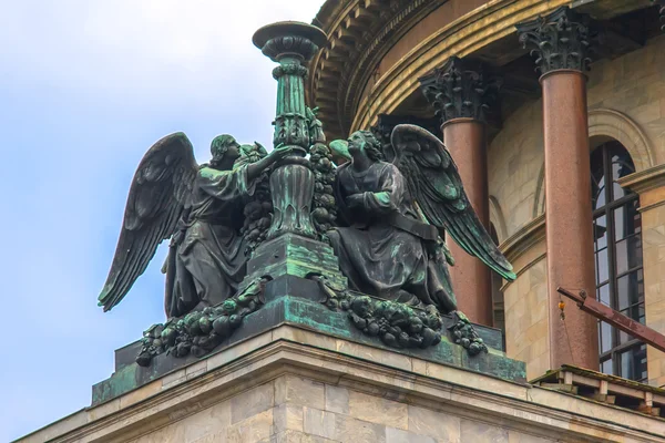 Detalhe da Catedral de São Isaac, São Petersburgo, Rússia — Fotografia de Stock