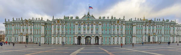 Hermitage, panorama, Petrohrad, Rusko — Stock fotografie