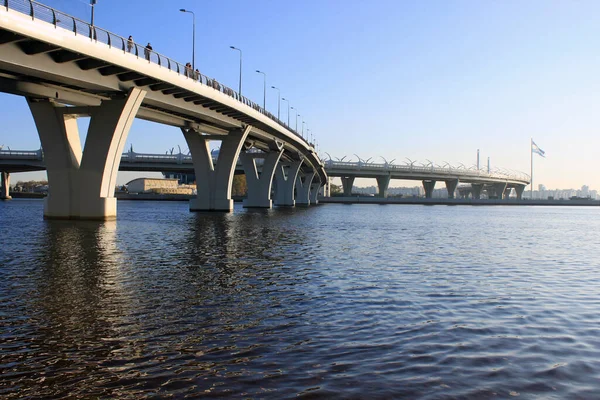 Saint Petersburg Russland November 2020 Blick Auf Die Yachtbrücke Der — Stockfoto