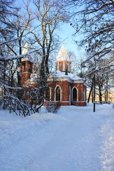 Saint Petersburg Russia Luty 2021 Chernaya Rechka Stacji Metra Sankt — Zdjęcie stockowe