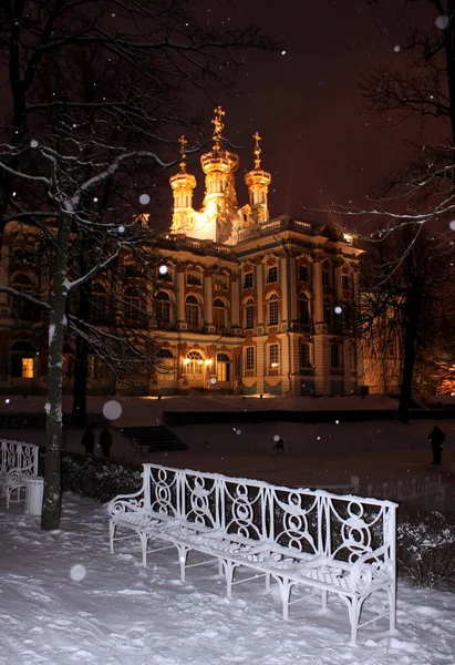 Saint Petersburg Pushkin Russia January 2021 View Church Resurrection Christ — Stock Photo, Image