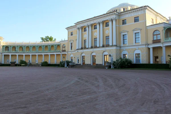 Saint Petersburg Pavlovsk Russia Червня 2021 Вид Фасад Павловського Палацу — стокове фото