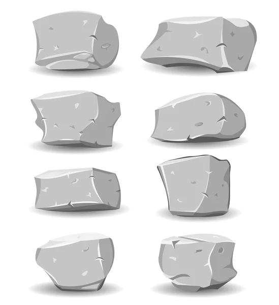 Rochers et rochers ensemble — Image vectorielle