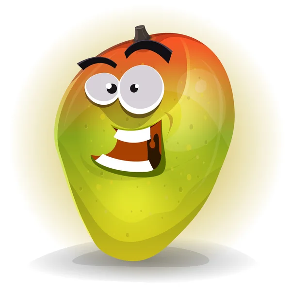Kreslená postavička legrační Mango — Stockový vektor