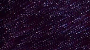 Soyut Parçacık Çizgileri Akan Fx Arkaplan / 4k Soyut dekoratif bir arkaplan canlandırması ve çizgi parçacıkları desenleri akışı ve kusursuz döngüler