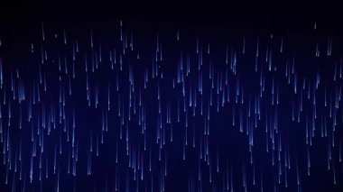 Soyut 3d Parçacık Çizgileri Dönen Fx Arkaplan / 4k Soyut bir dekoratif arkaplan canlandırması