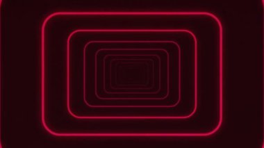 Soyut 80 'ler Çizgili Çizgili Çizgi Şekilleri Tünelin Arkaplan Döngüsü / 4k canlandırması 80' lerin soyut VHS biçimlendirilmiş arka planı çizgileri olmayan minimal şekil tünel arkaplanı