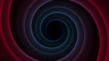 Soyut Spiral Arkaplan Fx Döngü Animasyonu / 4k Soyut bir 3d arkaplanının sarmal kablo şablonları dönen ve kusursuz döngü oluşturan canlandırması