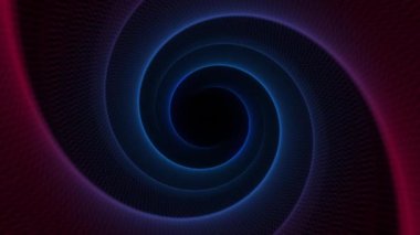 Soyut Spiral Arkaplan Fx Döngü Animasyonu / 4k Soyut bir 3d arkaplanının sarmal kablo şablonları dönen ve kusursuz döngü oluşturan canlandırması