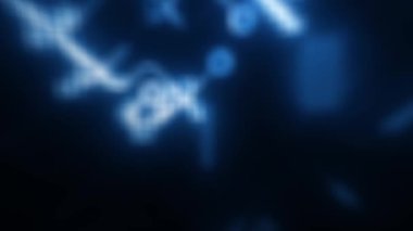 Soyut Siber Teknoloji Chipset Animasyon / 4k animasyonu soyut bir bilgisayar ana kart yonga setinin parlak giriş efektli teknolojisi