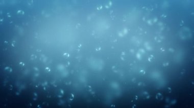 Soyut Akışkan Fraktal Parçacıklar Arkaplan / 4k renkli soyut fraktal arkaplan sıvı dokusu ve yüzen sıvı kabarcık parçacıkları animasyonu