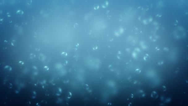 Resumen Partículas Burbuja Fractal Fluida Fondo Animación Fondo Fractal Abstracto — Vídeos de Stock