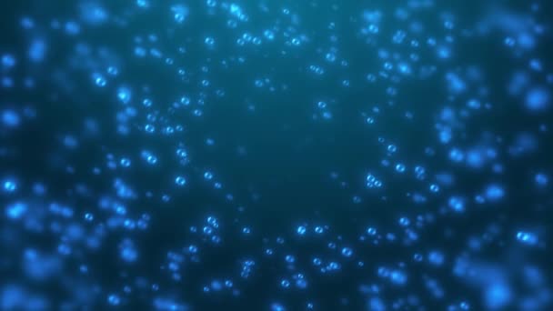 추상적 Fractal Bubble Particles Background 추상적 프랙탈 배경과 유동적 텍스처와 — 비디오