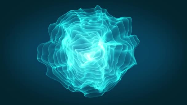 Abstract Beautiful Patterns Waving Background Loop Animation Abstract Fractal Light — Αρχείο Βίντεο