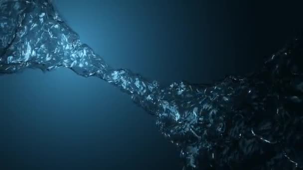 Su akışı desenleri doku canlandırma döngüsünü bozar — Stok video
