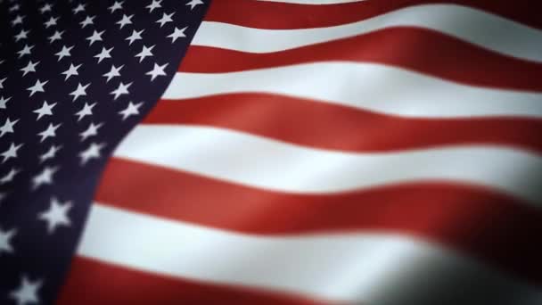 Usa American Flag Teksturowane Tło Pętla Animacja Usa Teksturowane Amerykańskiej — Wideo stockowe