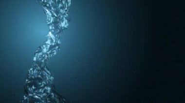 Su akışı desenleri dokuyu değiştirip Animasyon / 4k soyut bir su akış dokusu animasyonu akışı arkaplanı ve akışkan desenli dikişsiz döngüler