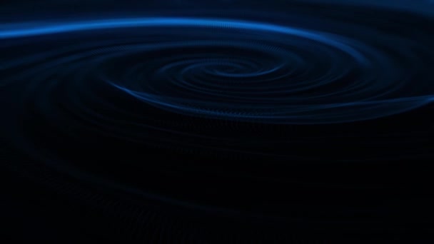 Abstract Galaxy Spiral Patterns Achtergrond Fractal Loop Animatie Van Een — Stockvideo