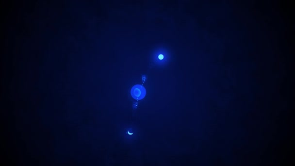 Scorpio Zodiac Σημεία Αστερισμούς Φόντο Animation Ενός Ζωδιακού Κύκλου Scorpio — Αρχείο Βίντεο