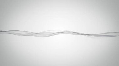 Soyut Dijital Ağ Şekli Fx Arkaplan Döngüsü / 4k Soyut bir fraktal dijital ağ arka planının bulanık odaksız döngü ile canlandırması