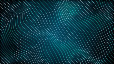 Bulanık odaklı ve süslemeli soyut fraktal dijital teknoloji arkaplanı