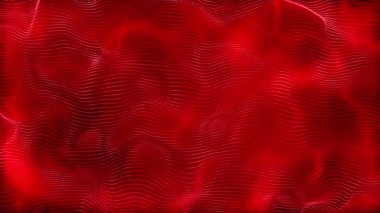 Soyut Dijital Ağ Şekli Fx Arkaplan Döngüsü / 4k Soyut bir fraktal dijital ağ arka planının bulanık odaksız döngü ile canlandırması