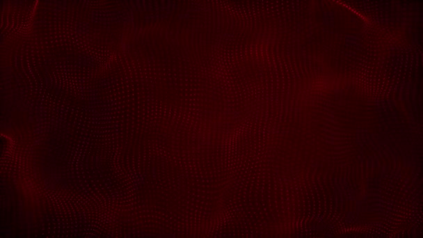 Abstract Digital Mesh Shape Background Loop Animation Abstract Fractal Digital — Stock Video