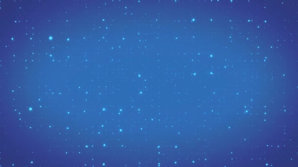 Abstract Data Computer Particles Background Loop Animation Ενός Αφηρημένου Τεχνολογικού — Αρχείο Βίντεο