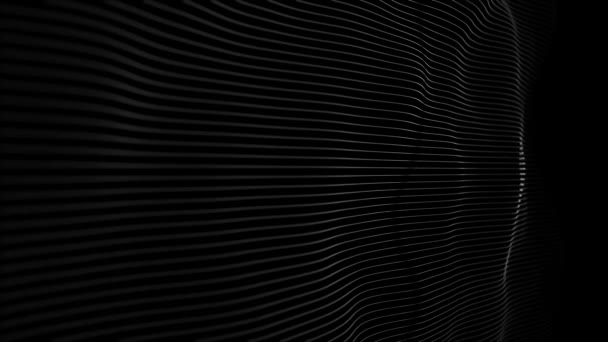 Abstract Digital Mesh Shape Background Loop Animation Abstract Fractal Digital — Αρχείο Βίντεο