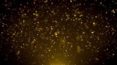 Soyut Akışkan Fraktal Parçacıklar Arkaplan / 4k renkli soyut fraktal arkaplan akışkan dokusu ve yüzen parçacıkların canlandırması