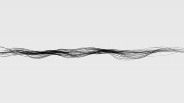 Soyut Dijital Ağ Şekli Fx Arkaplan Döngüsü / 4k Soyut bir fraktal dijital ağ arka planının bulanık odaksız döngü ile canlandırması