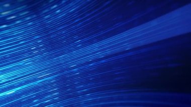 Soyut 3d Dijital Yüksek Teknoloji Arkaplan Döngüsü / 4k soyut bir 3d teknoloji arka planının çizgiler ve noktalar bilgisel döngü kayması