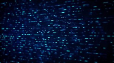 Soyut Akan Parçacık Çizgileri Veri Kavrama Arkaplan Döngüsü / 4k güçlü hız parçacık çizgileri çizgileri çizgileri ve dizgilerinin soyut teknoloji arka planının canlandırması