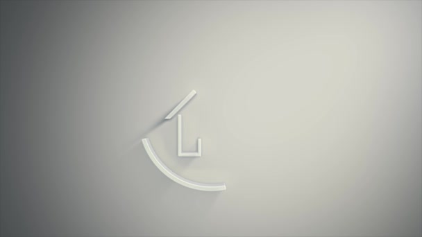 Υπολογιστή Home Icon Texture Animation Animation Technology Golden White Internet — Αρχείο Βίντεο