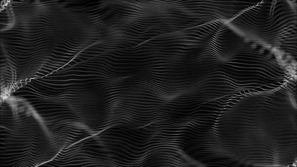 Abstrait Forme Maille Numérique Fond Boucle Animation Fond Maille Numérique — Video