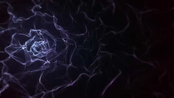 Περίληψη Fractal Fairy Smoke Patterns Waving Background Loop Animation Abstract — Αρχείο Βίντεο