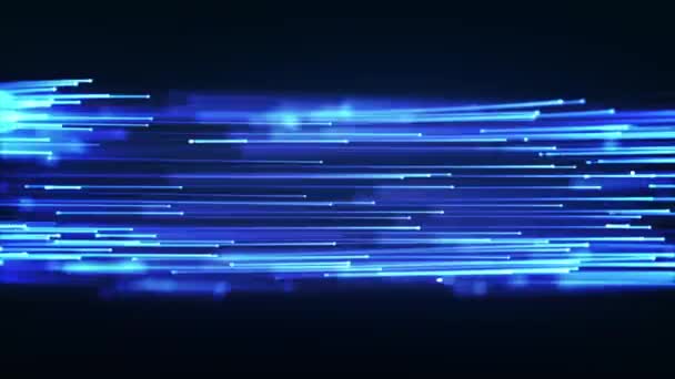 Abstrait Speed Particle Lines Flow Background Boucle Animation Fond Abstrait — Video