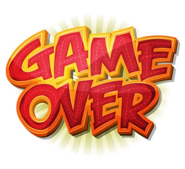 Game Over Icon For Ui Game clipart