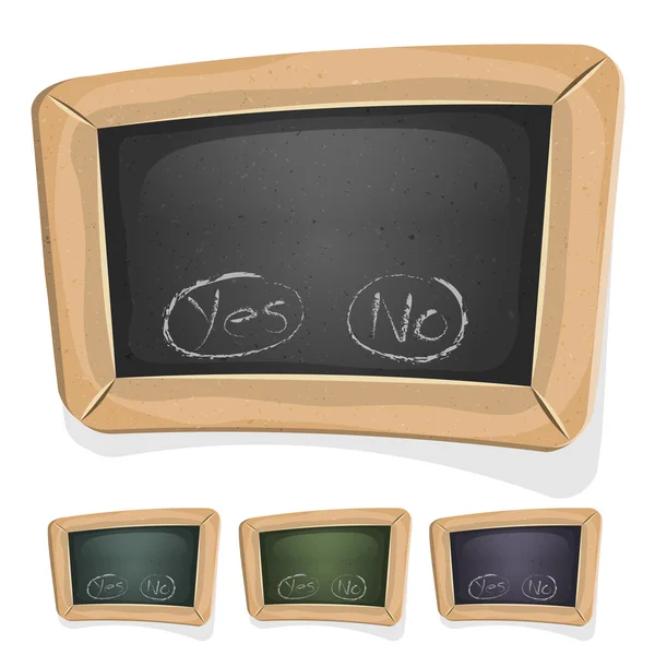 Grappige Blackboard teken voor Ui spel — Stockvector