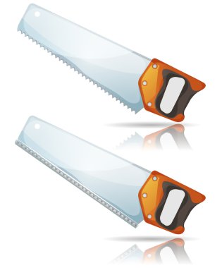 Hand Saw Tool With Steel Blade And Teeth