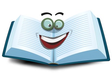 Open Book Character Icon